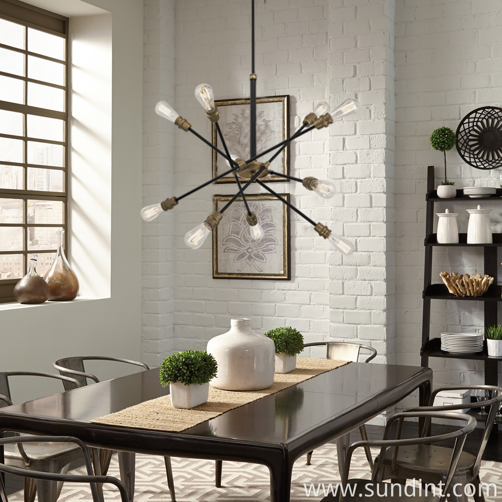 10 Light Pendant